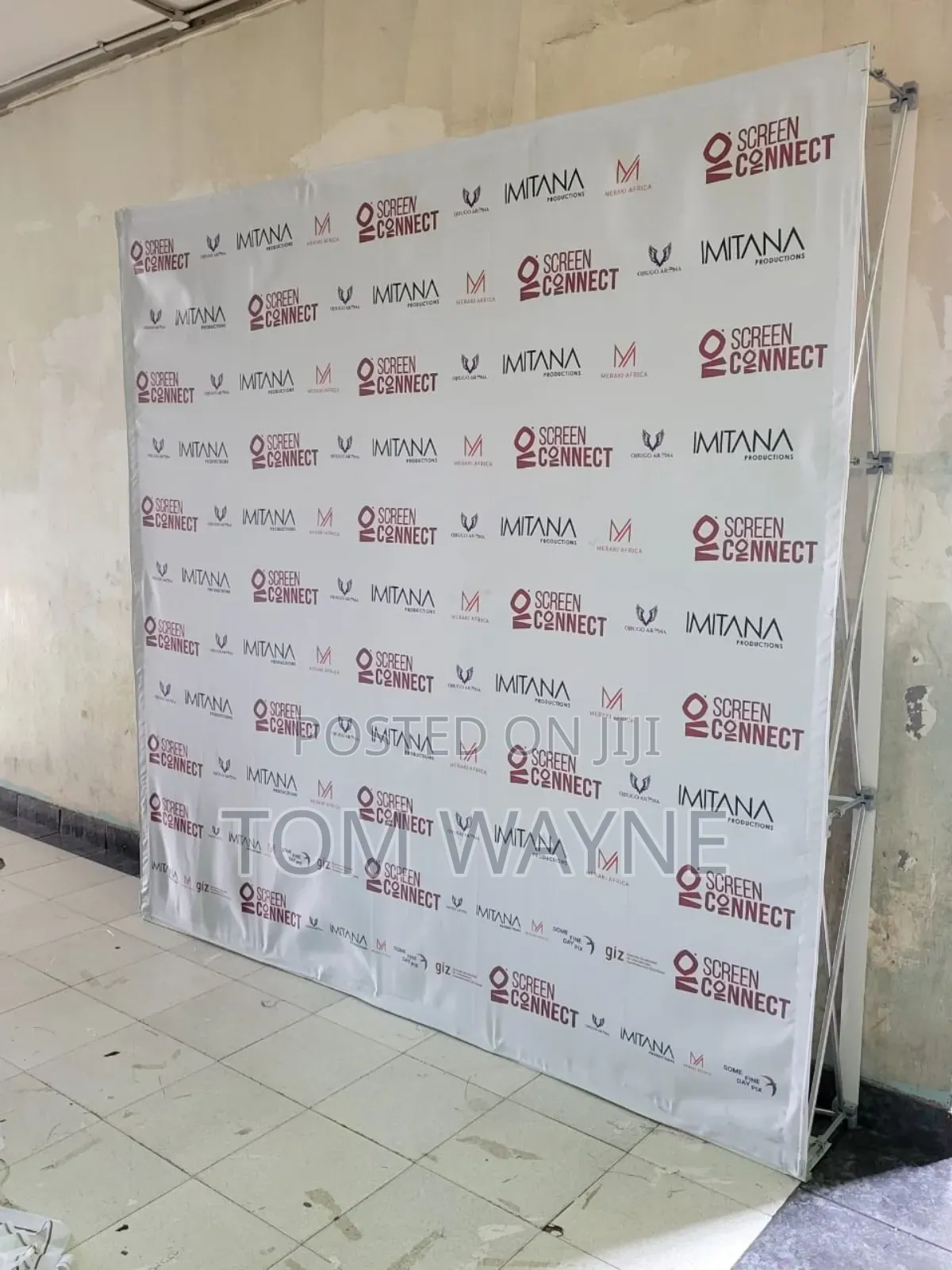 Heavy Fabric Printed Collapsible Media Banner
