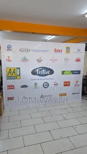 Heavy Fabric Printed Collapsible Media Banner