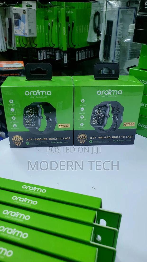 Oraimo Watch Nova 2 Amoled Ip68 Curved Touchscreen Smart Watch. - thumbnail 3
