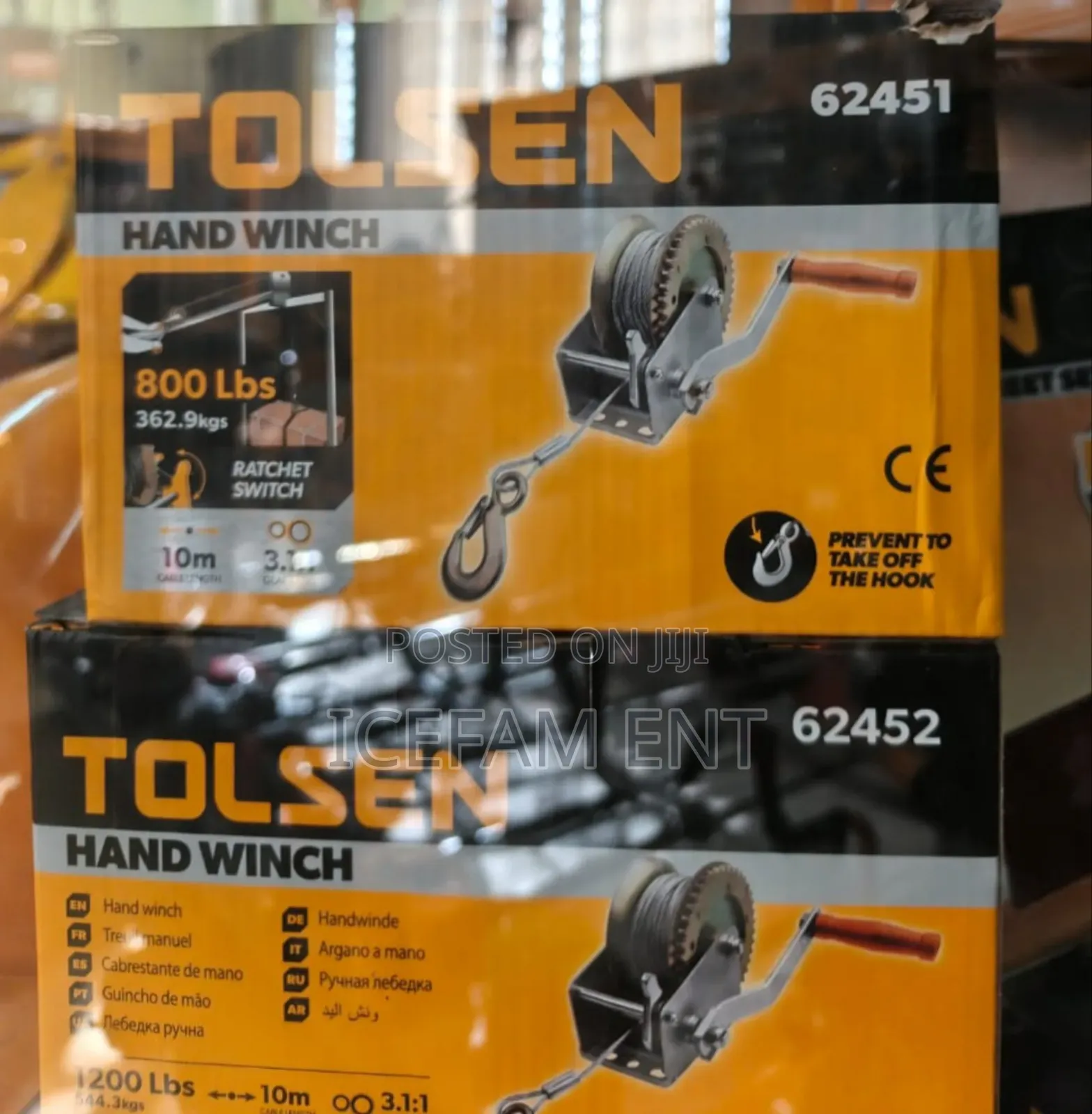Tolsen Hand Winch/Hand Winch