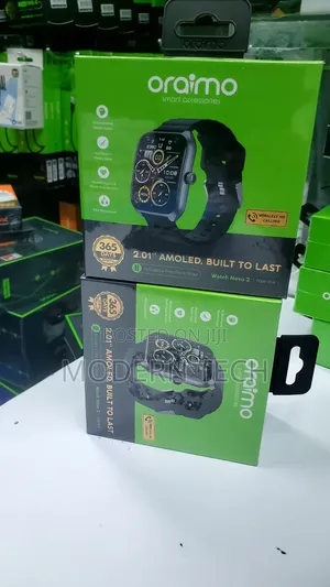 Oraimo Watch Nova 2 2.01" Amoled Ip68 Curved Screen Smart Watch..