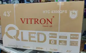Vitron 43 Inches Qled Smart Android Frameless With Bluetooth