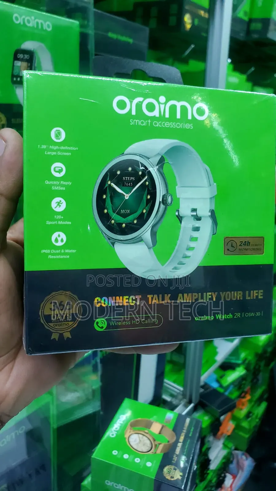 Oraimo Watch 2r Colorful 1.39" TFT Ip68 Smart Watch