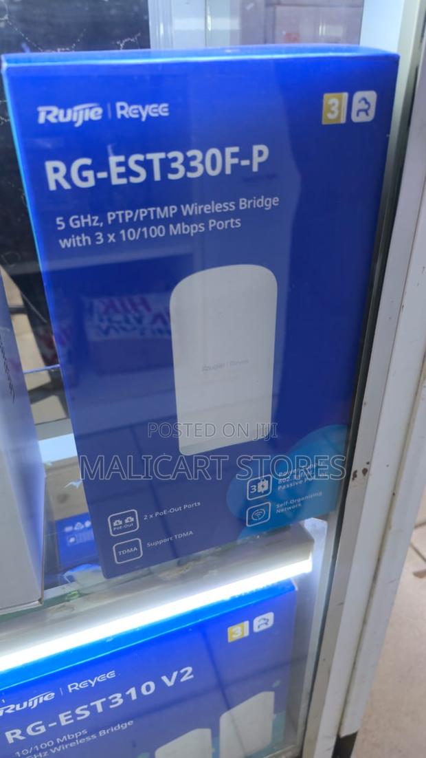 Ruijie Rg-Est330f-P, 3 Km, 13 Dbi Wireless Bridge
