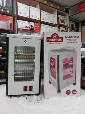 Rashnik 1600w Four Sided Quartz Halogen Room Heater