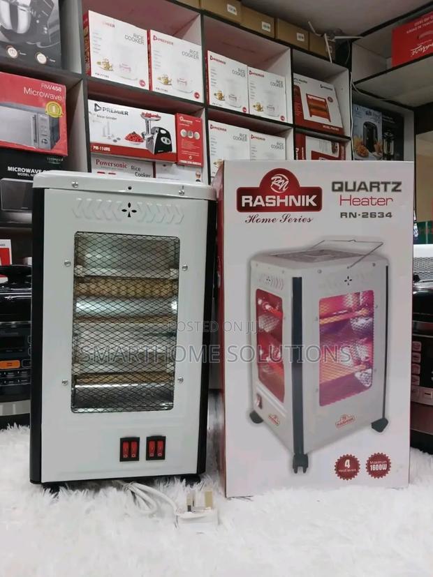 Rashnik 1600w Four Sided Quartz Halogen Room Heater - main view