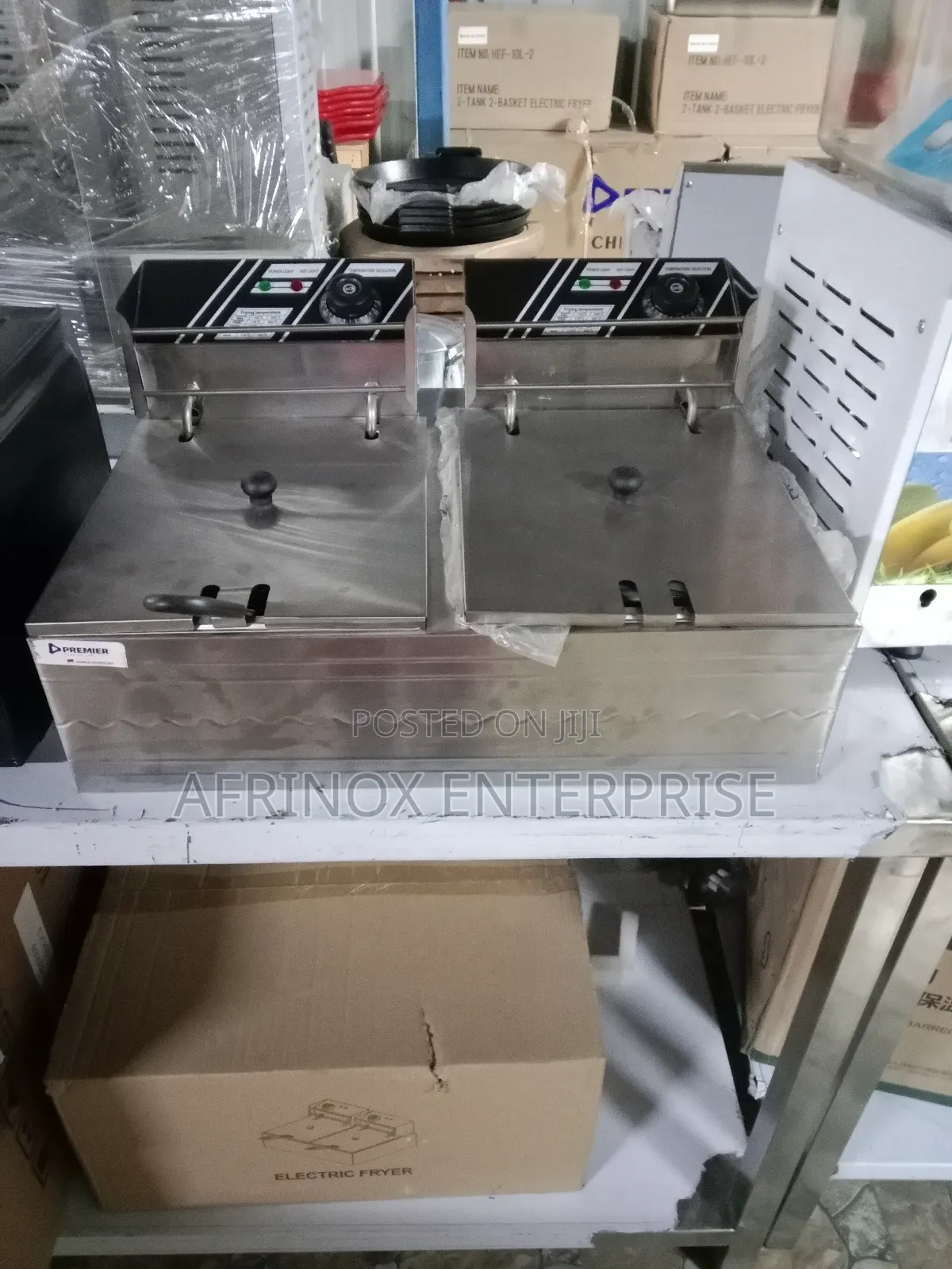 6*6 Litres Capacity, Deep Fryer Electric Powered