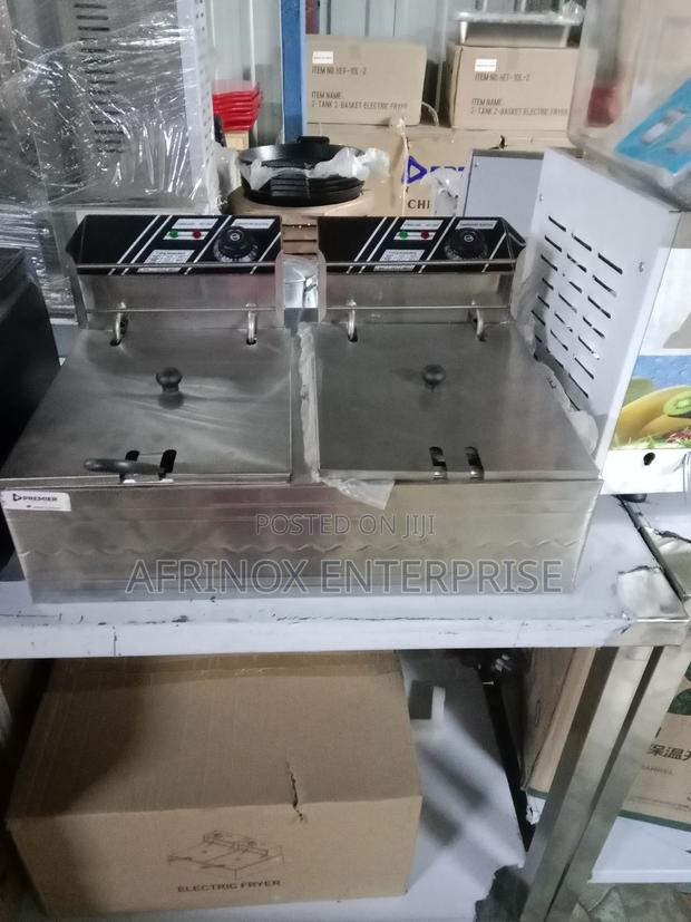 6*6 Litres Capacity, Deep Fryer Electric Powered - thumbnail 3