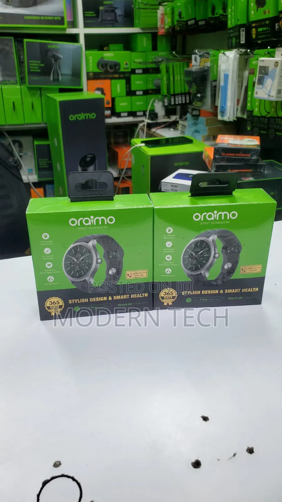 Oraimo Watch 6r 1.39'' Anti-Scratch Ip68 Smart Watch