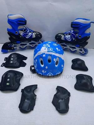 Skating Protective Gears Full Set + Roller Skates Shoes - thumbnail 2