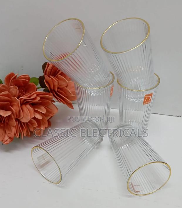 6pcs Borosilicate Glass,Juice Glasses - thumbnail 4