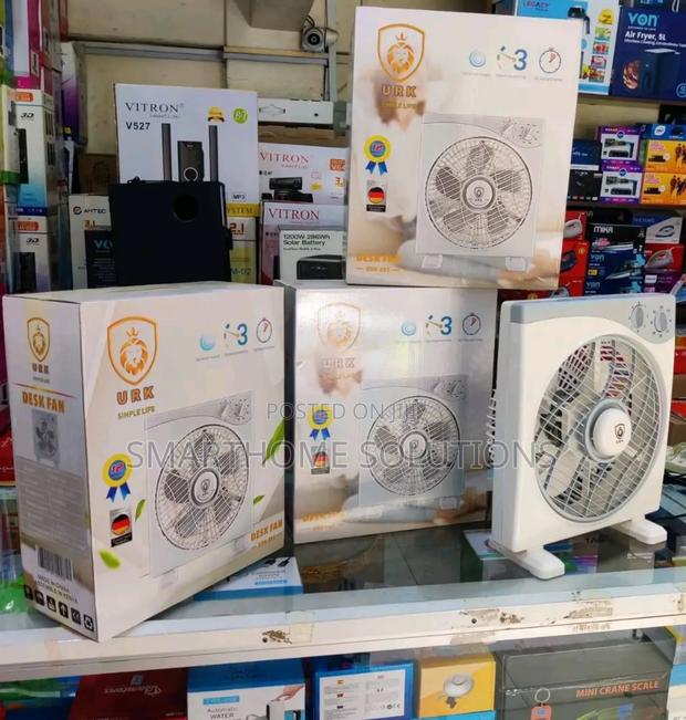 Urk Box Desk Fan With Adjustable Speeds - main view