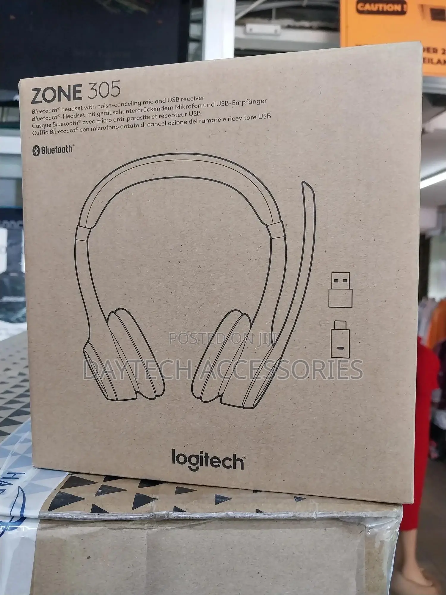 Logitech Zone 305 Bluetooth Headset With Dongle
