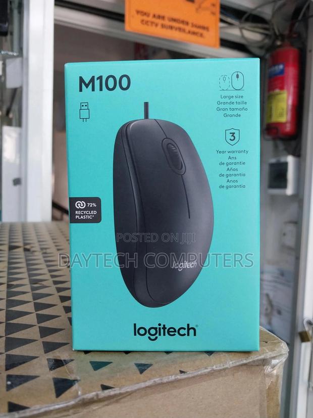 Logitech Usb Optical Mouse – M100 - thumbnail 2