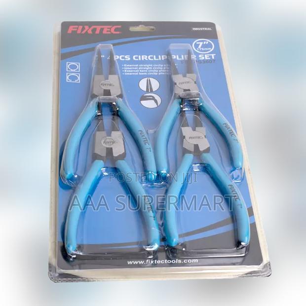 Fhcps3007 4 Pcs Circlip Pliers Set - 7'' Fixtec