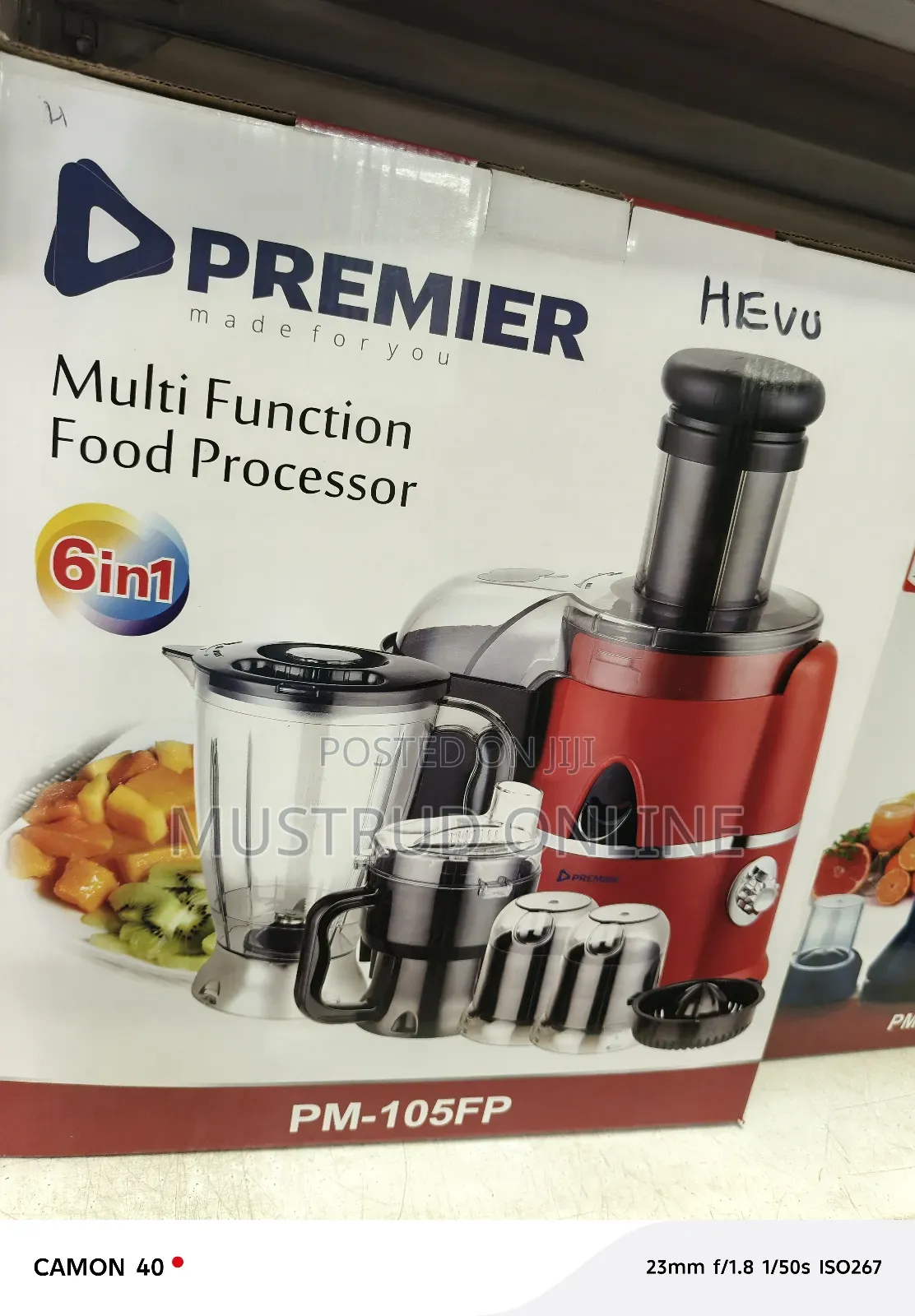 Premier 6 in 1 Multi Function Food Processor