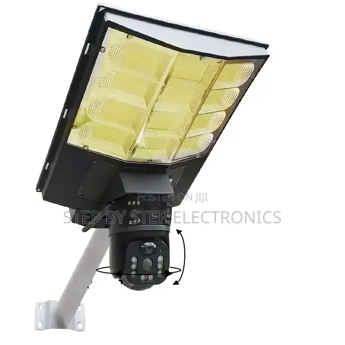 4g Multiple Lens Remote View Solar Camera With Solar Street Light