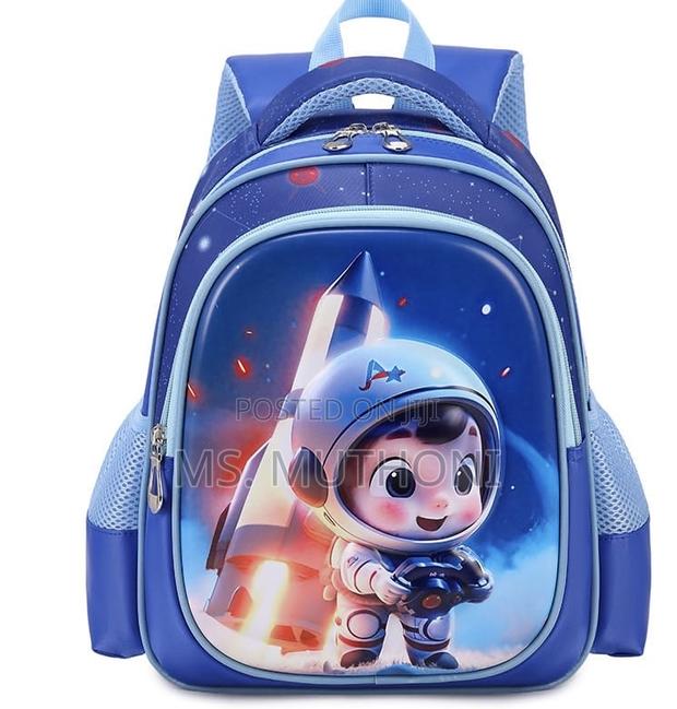 Vibrant 3d Cartoon Design School Backpack for Preschool - thumbnail 4