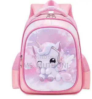Vibrant 3d Cartoon Design School Backpack for Preschool