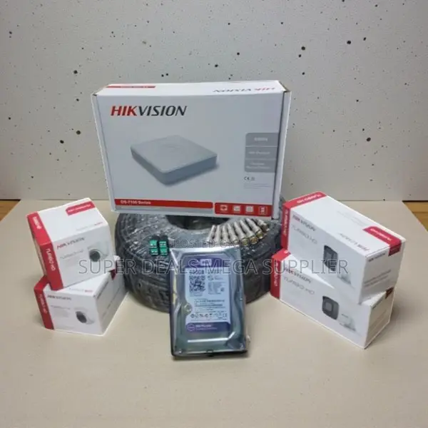 Hikvision 4 Camera 1080p Hd CCTV Kit With Smartphone Remote Monitoring
