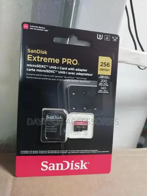 Sandisk 256gb Extreme Pro Microsd Uhs-I Memory Card With Adapter C10
