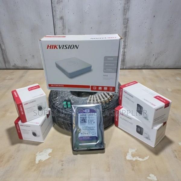 4 Hikvision 1080p Full Hd Security Cameras Kit With Motion Detection