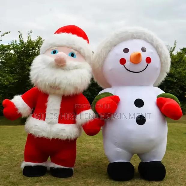Merry Xmas Santa Claus Mascot