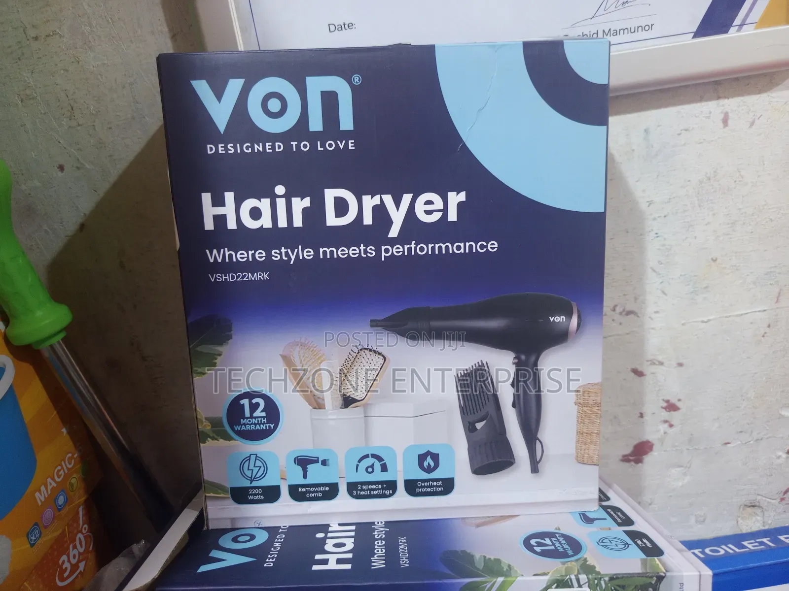 Von Commercial Hair Dryer 