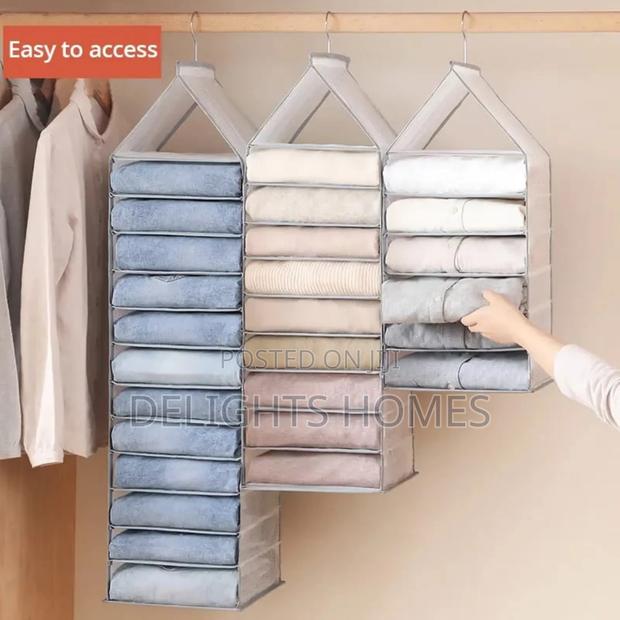Foldable Wardrobe Hanging Clothes Storage Bag_cu - main view