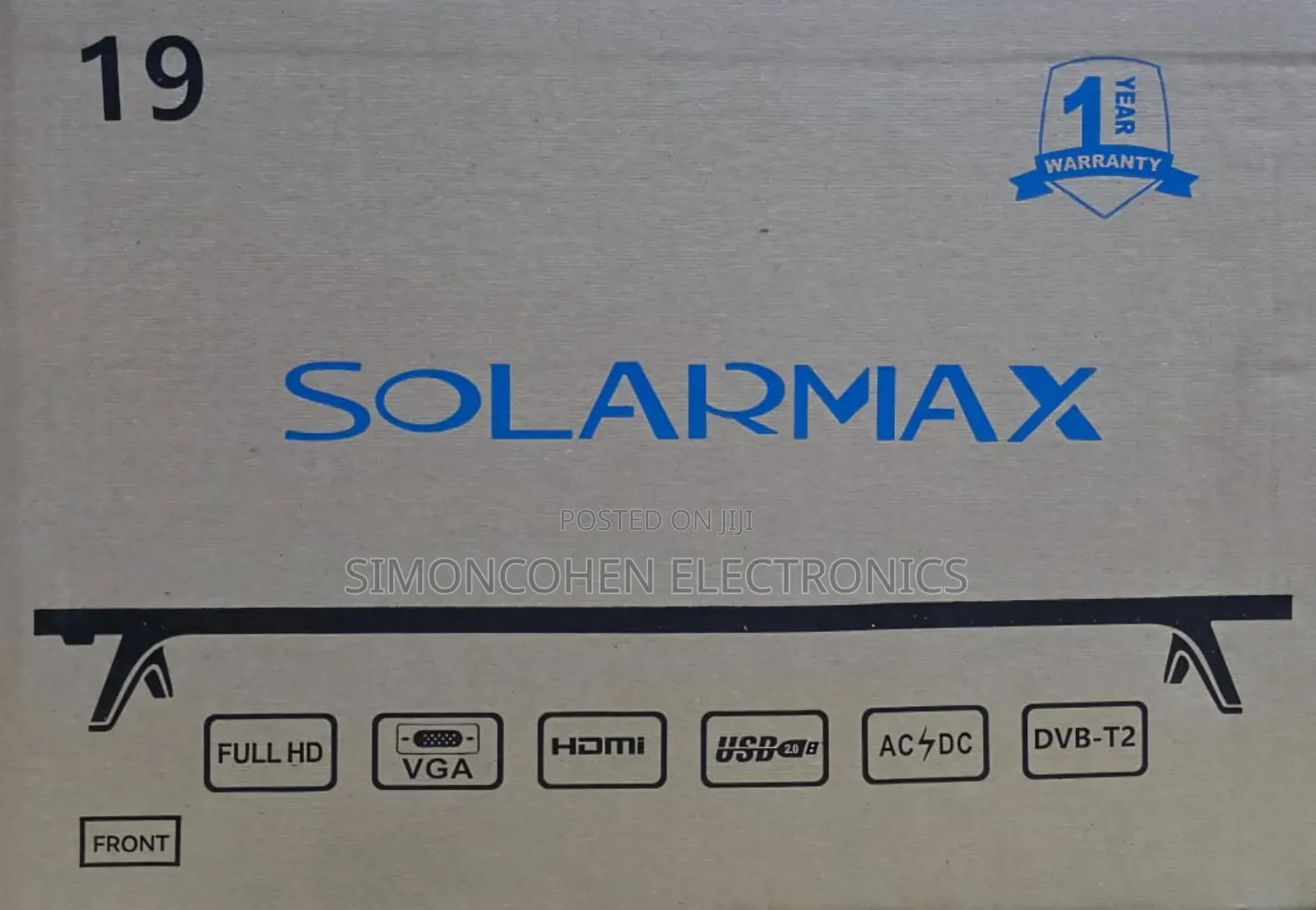 Solarmax 19" Digital Tv Ac/Dc