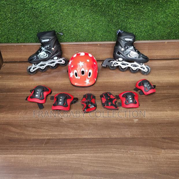 Skating Kit. Full Set Skates, Adjustable - thumbnail 2