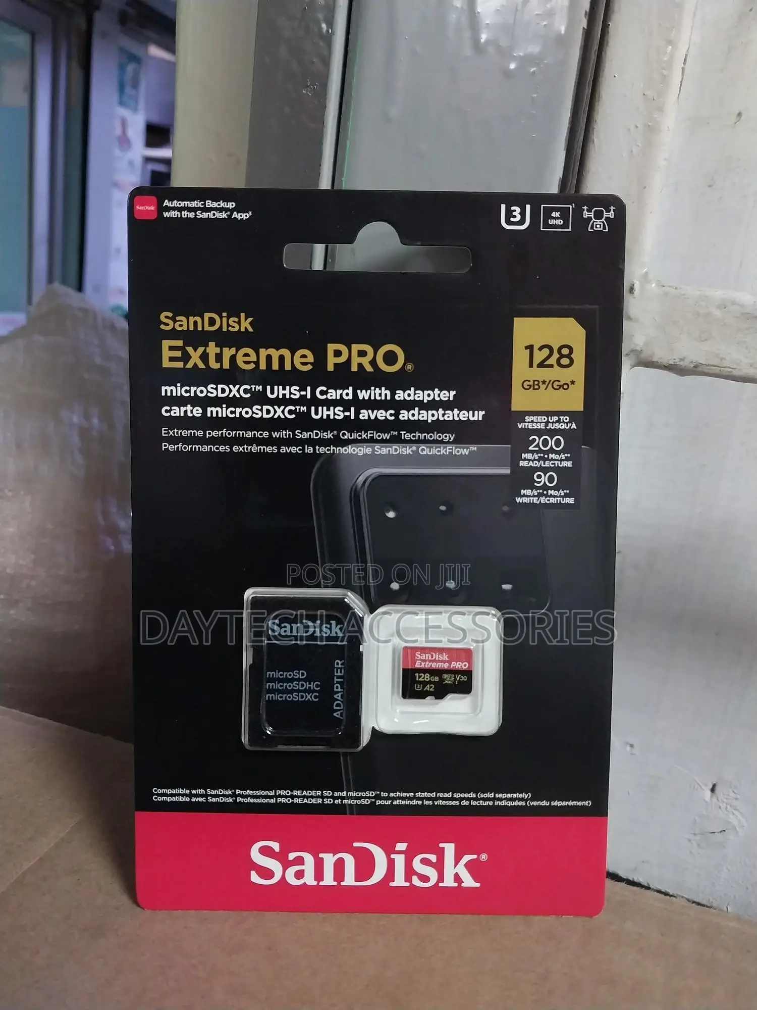 Sandisk 128gb Extreme Pro Microsd Uhs-I Card With Adapter C10, U3, V30