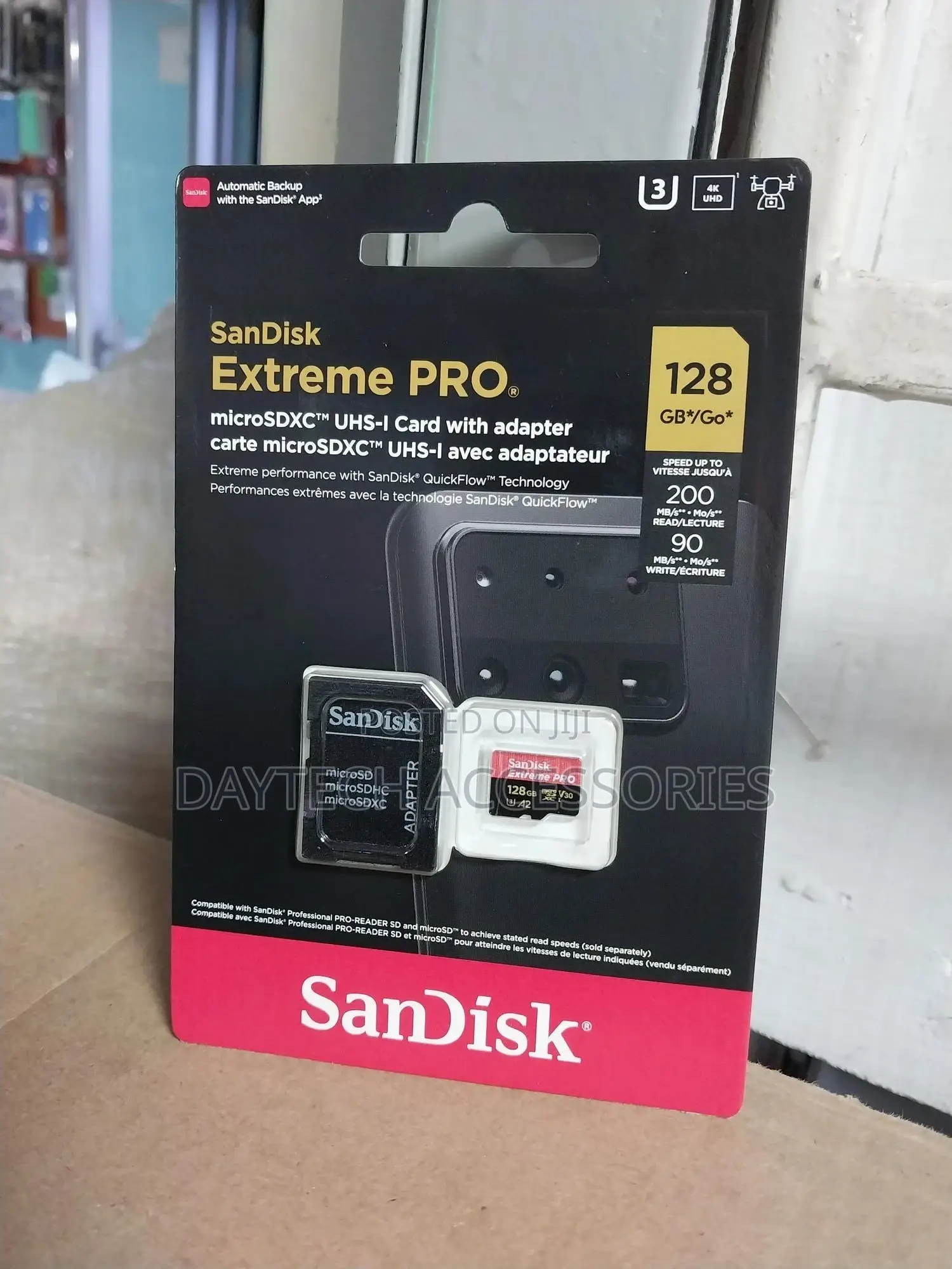 Sandisk 128gb Extreme Pro Microsd Uhs-I Card With Adapter C10, U3, V30