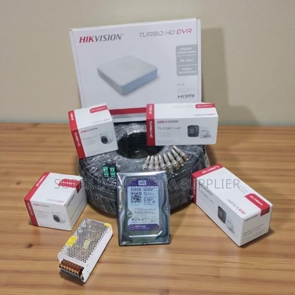 Hikvision 4 Camera CCTV Kit 1080p Hd Easy Installation for Outdoor Use - main view