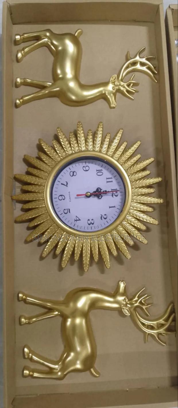 Elegant 3in1 Wall Clock Decor - main view