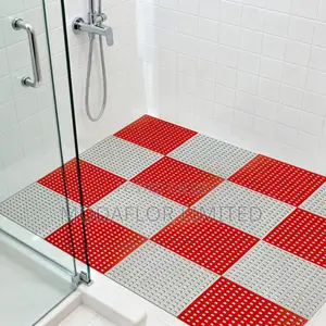 Heavy Duty Interlocking Bathroom Mats_ Safe and Durable