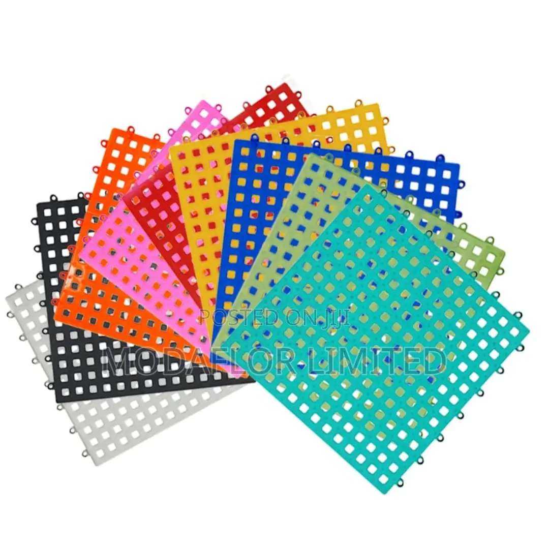 Interlocking PVC Bathroom Tiles_ Easy to Clean