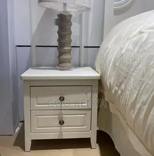 Home Nightstand; Vintagecraft Modern Wood 2-Drawer Nightstand Cabinet