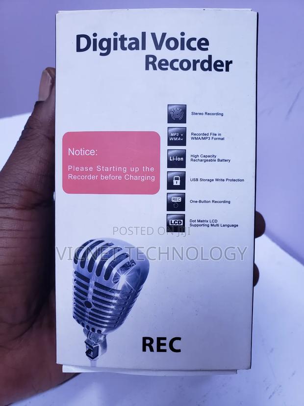 16gb Storage Digital Voice Recorder With Rechargeable Battery