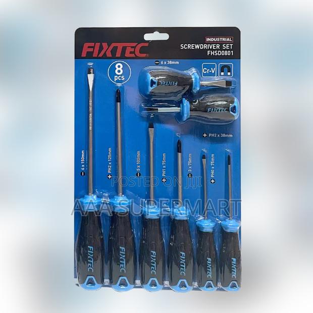 Fhsd0801 8 Pc Screwdriver Set Fixtec - main view