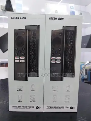 The Green Lion Wireless Remote Pro With Keyboard and Mouse.