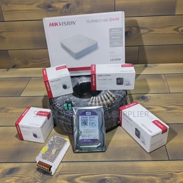 Hikvision 4 Channel CCTV 1080p Hd Kit Indoor Outdoor Smartphone Access