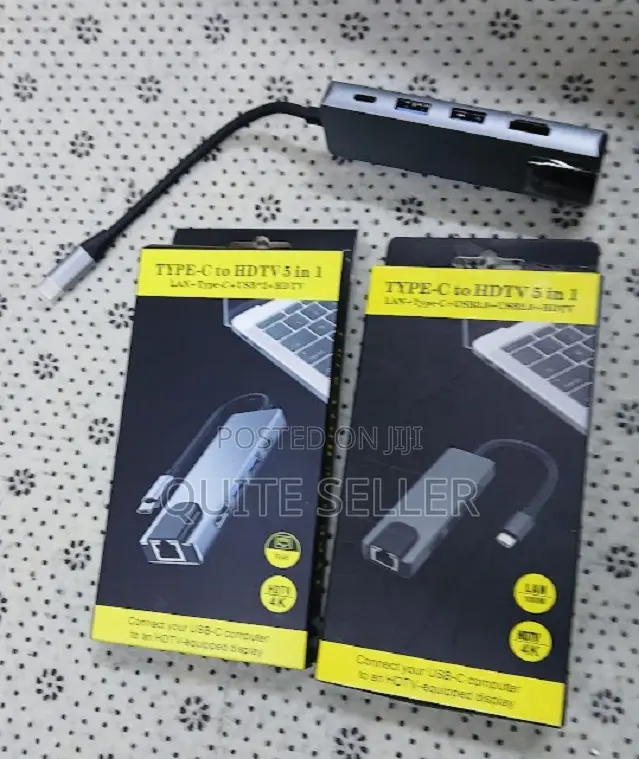 8 in 1 Type-C to HDTV Multifunction Adapter - High Speed Usb-C