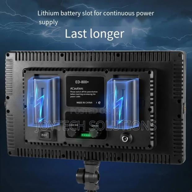Videography Lighting With Two Batteries and Adapter - thumbnail 2