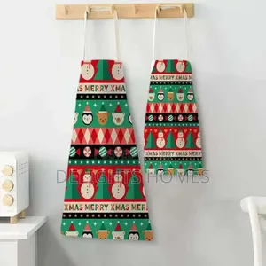 Christmas Themed Kitchen Aprons_re