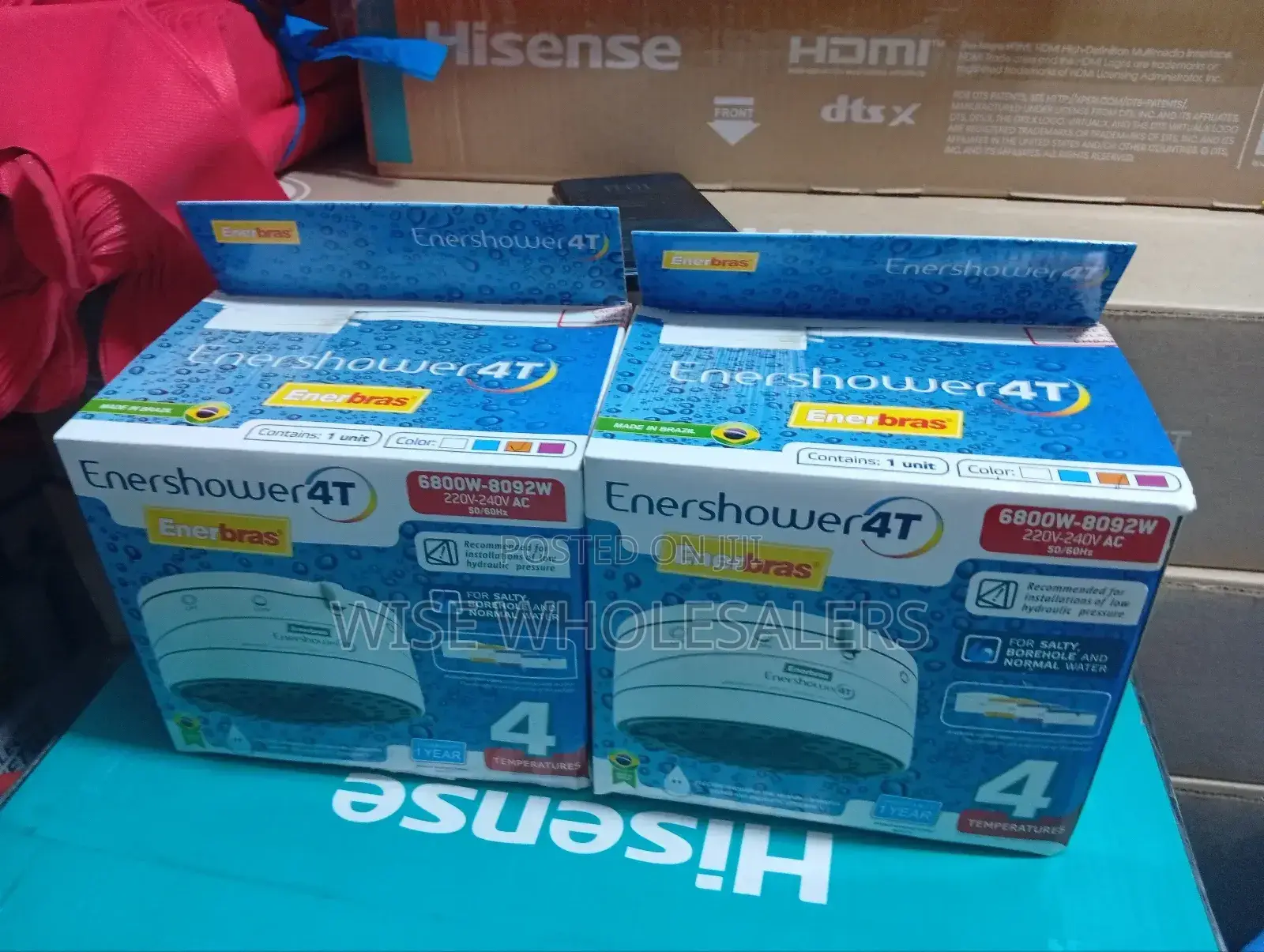 Enerbras Enershower 4t Instant Shower Head.