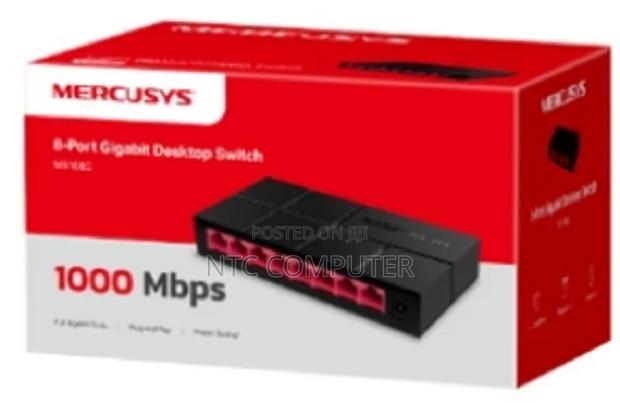 Mercusys Ms108g - 8-Port Gigabit Ethernet Desktop Switch