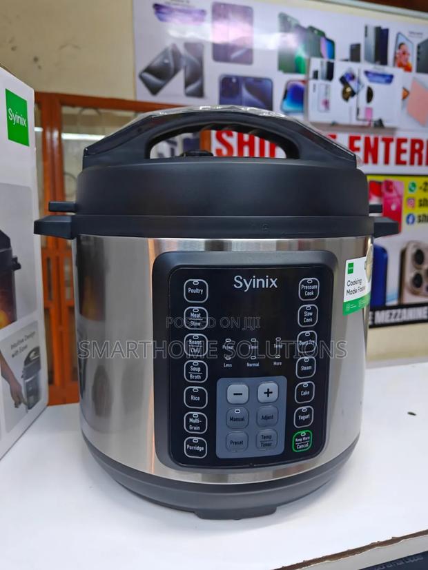 Syinix 6l Pressure Cooker Airfryer 1000w 70kpa Pressure