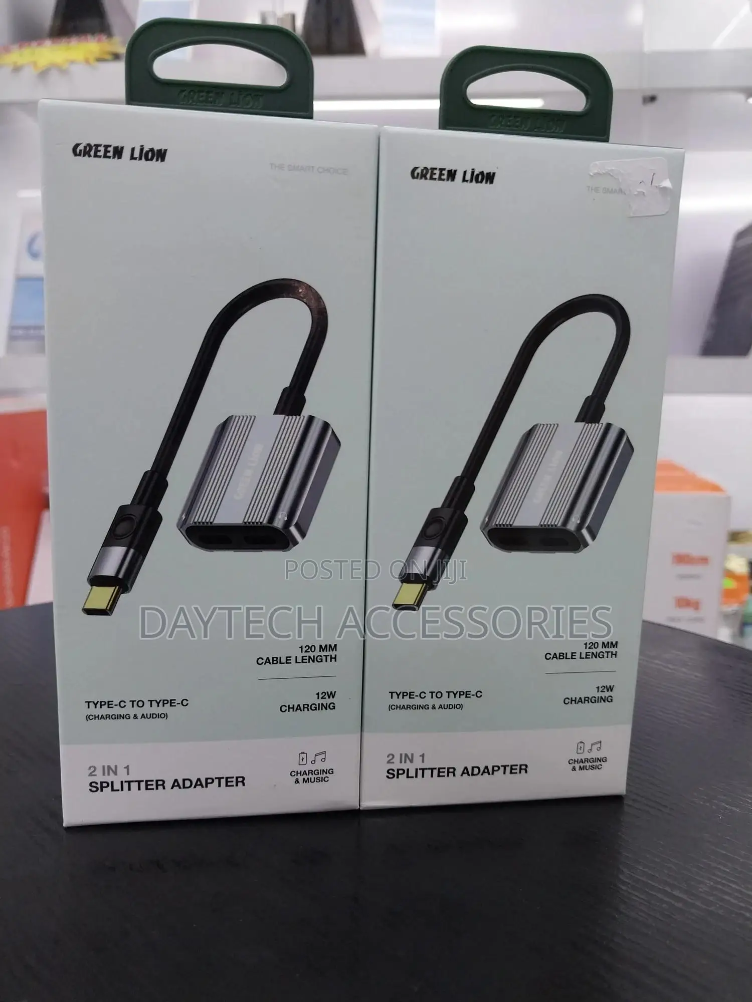 Green Lion 2 in 1 Splitter Adapter Type-C to Dual Type-C,