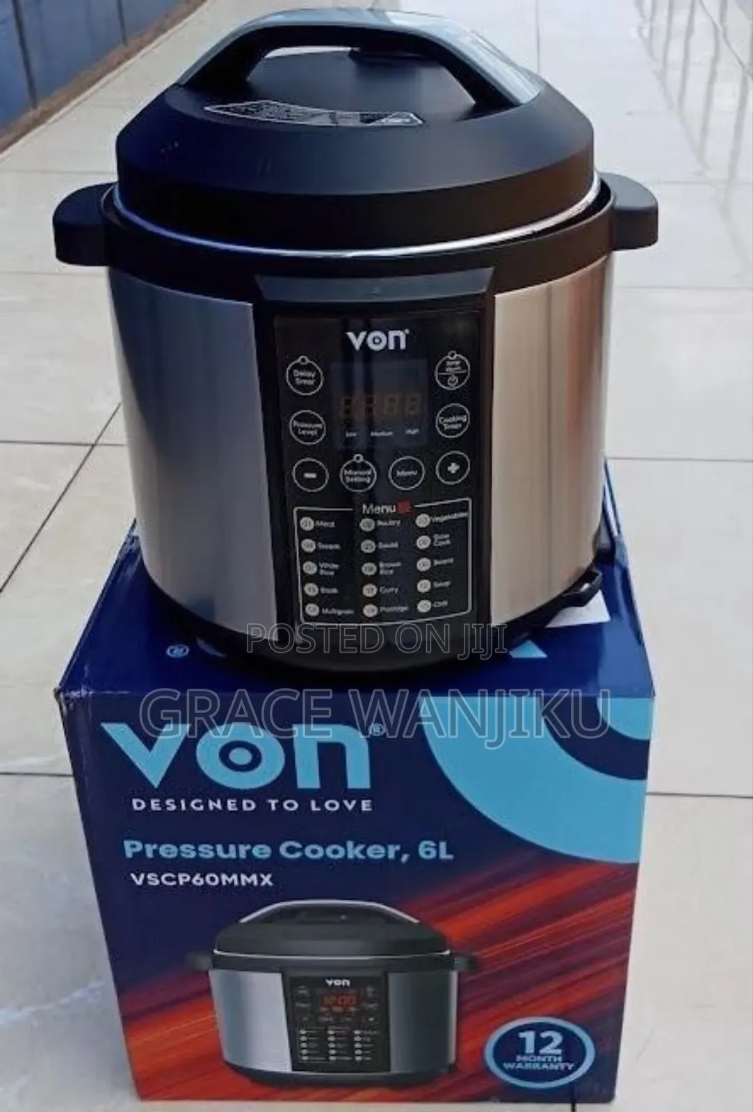 Von Pressure Cooker 6l